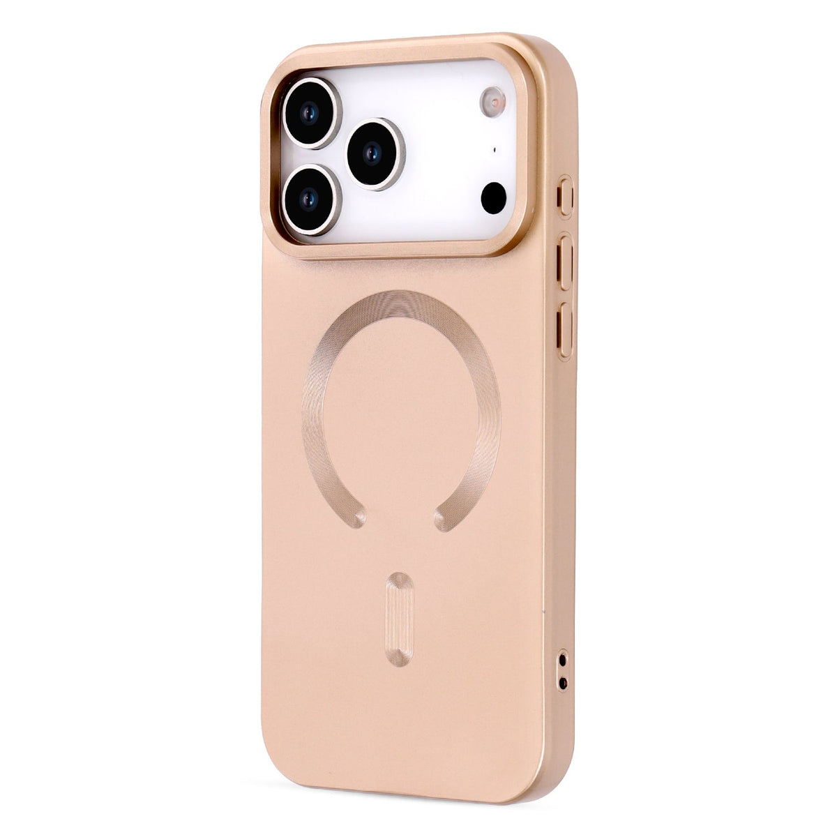 Apple iPhone 17 Pro Max Hoesje - Goud - Matte Siliconen MagSafe Back Cover