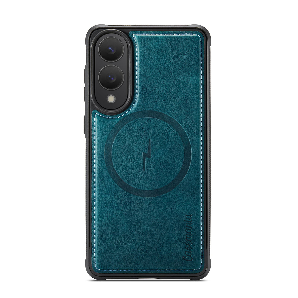 Samsung Galaxy S25 Edge Hoesje - Emerald Green - Luxe 2 in 1 MagSafe Bookcase