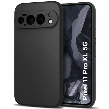 Google Pixel 11 Pro XL Hoesje - Zwart - Siliconen Back Cover