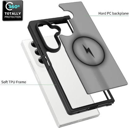 Samsung Galaxy Z Fold 7 Hoesje - Zwart - Matte Armor MagSafe Back Cover