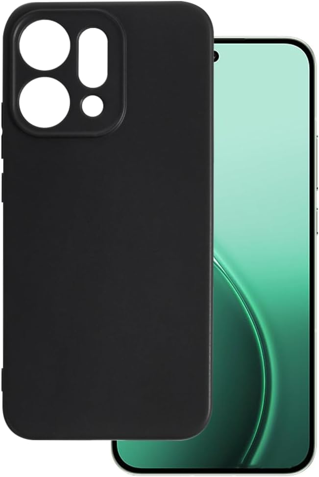 Coque Oppo Reno 14 - Noir - Étui arrière en silicone