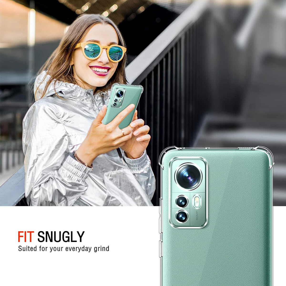 Xiaomi 12 Hoesje - Transparant - Anti-Shock Back Cover
