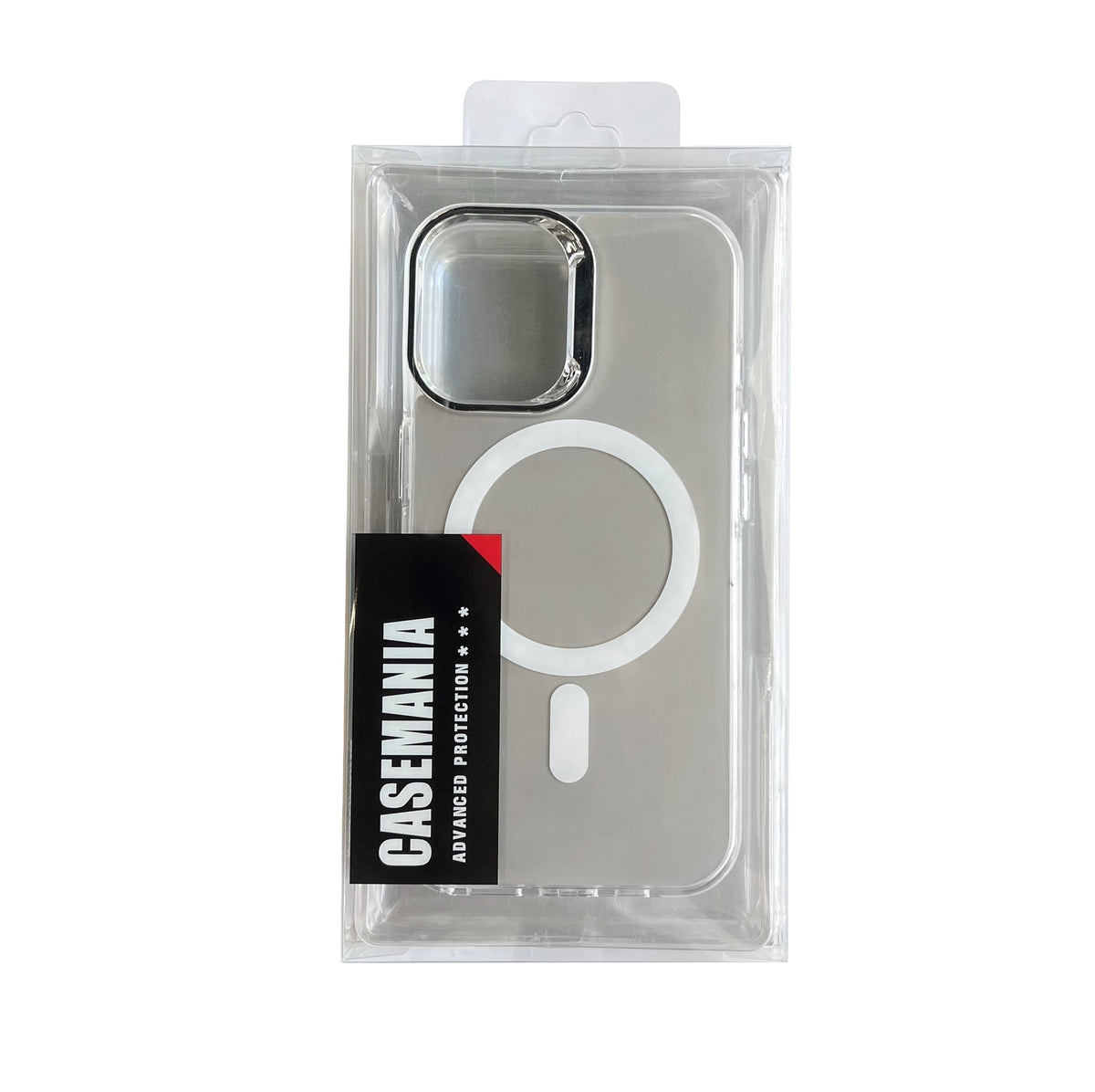 Apple iPhone 15 Case - Silver - Fusion Armor MagSafe Back Cover
