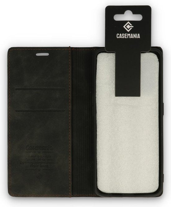 Oppo A94 Hülle - Charcoal Gray - Dünnes Bookcase