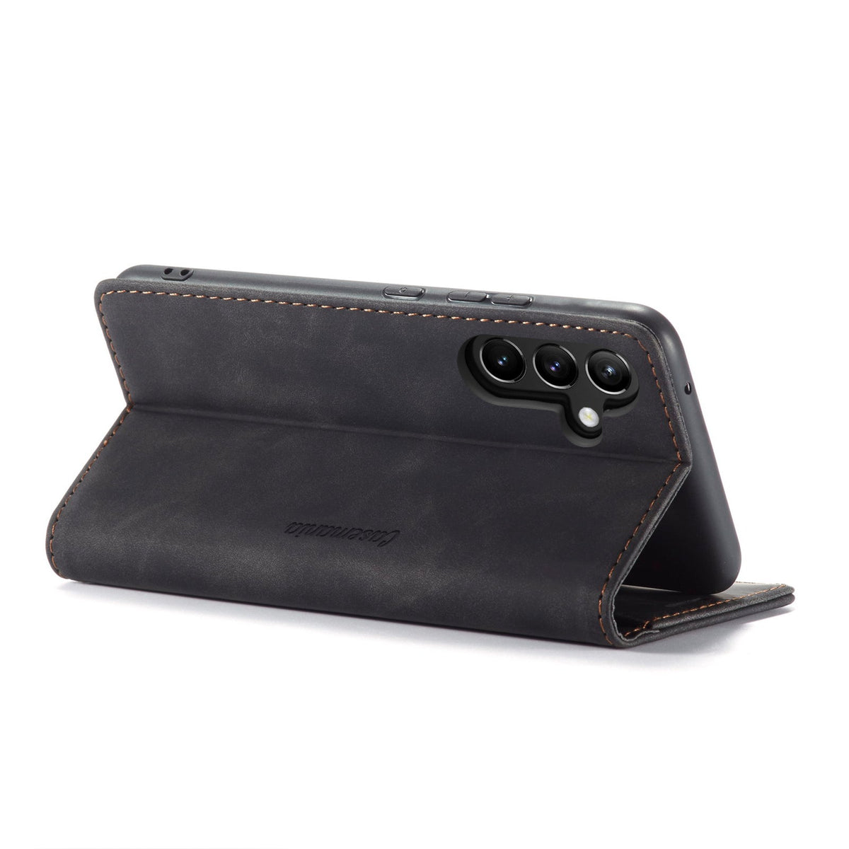 Samsung Galaxy A55 Hoesje - Charcoal Gray - Dunne Bookcase