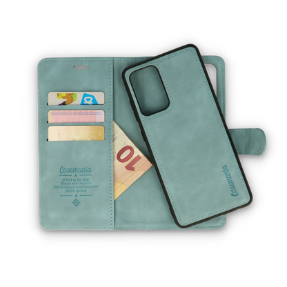 Oppo Find X5 Hoesje - Aqua Blue - 2 in 1 Bookcase