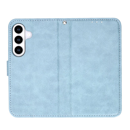 Samsung Galaxy A37 Hoesje - Licht Blauw - Luxe Kunstlederen Portemonnee Bookcase