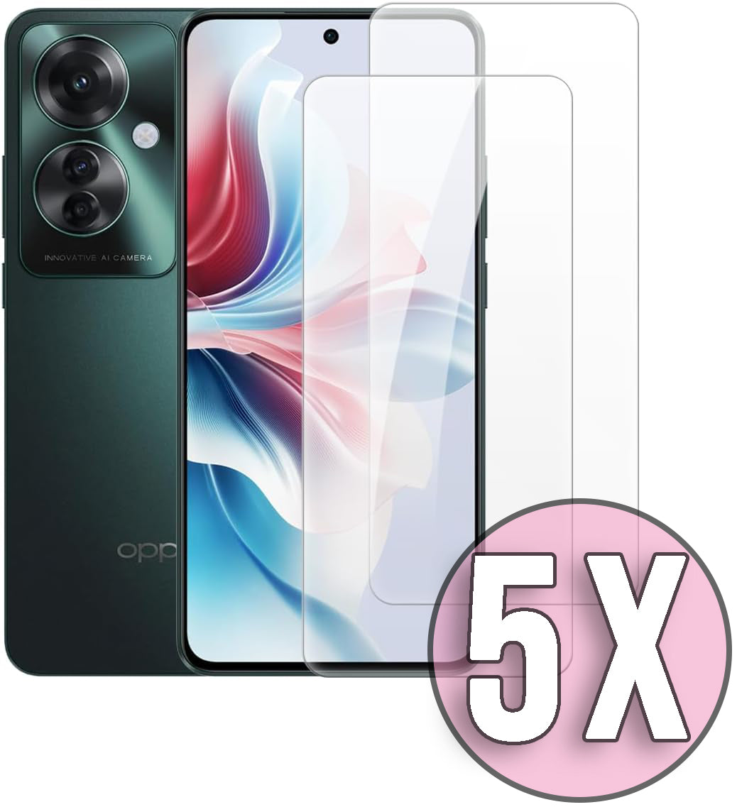 Oppo Reno 11F Panzerglas - Tempered Glass - 5 Stück