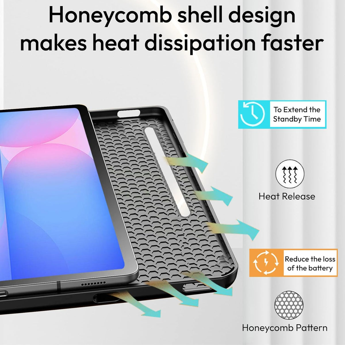 Samsung Galaxy Tab S10 Lite Tablet-Hülle - Schwarz - Smart Cover