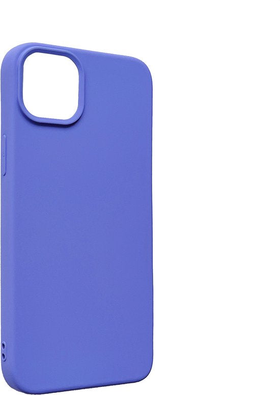 Apple iPhone 14 Plus Hoesje - Paars - Matte Siliconen Back Cover