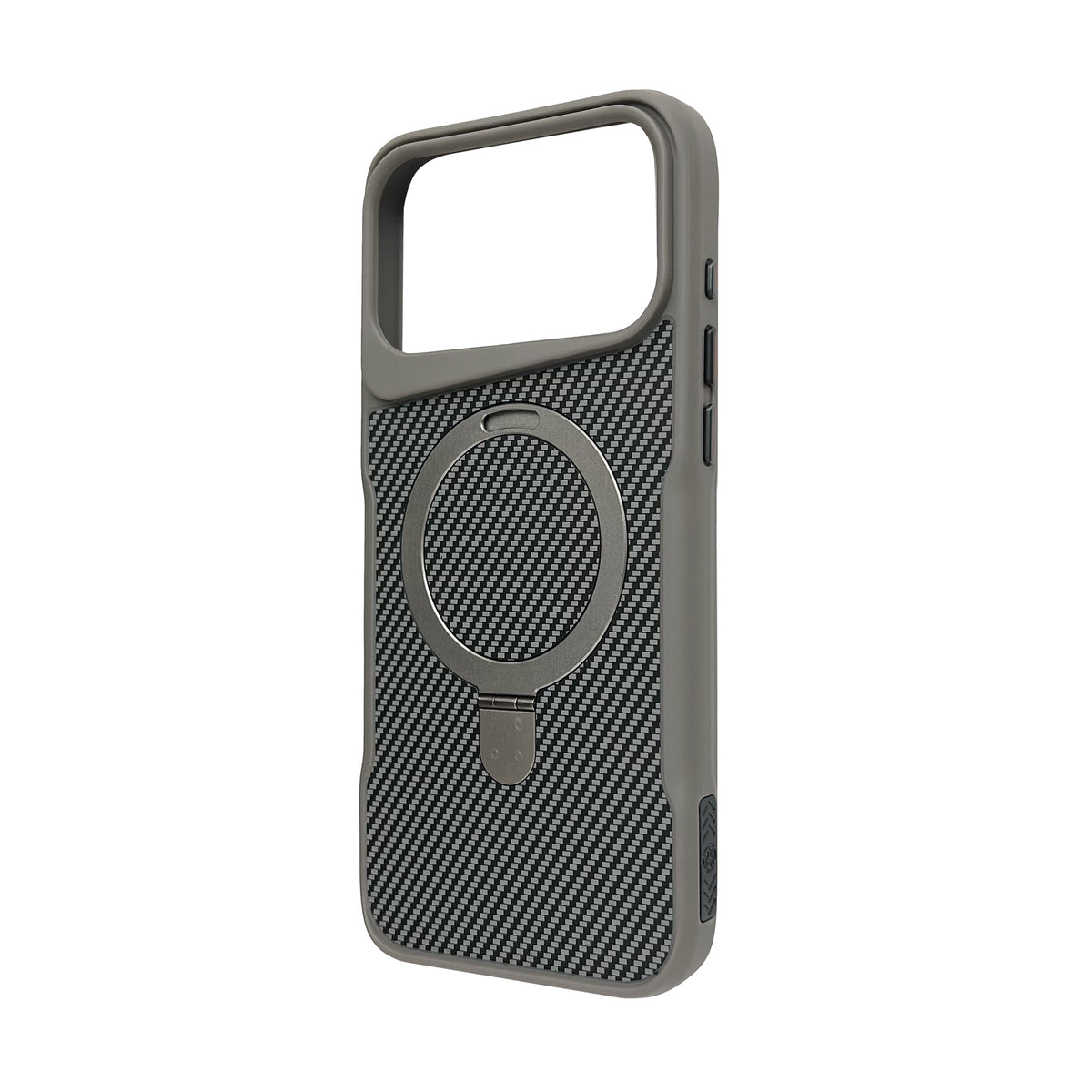 Apple iPhone 17 Pro Max Case - Silver - Carbon MagSafe Back Cover