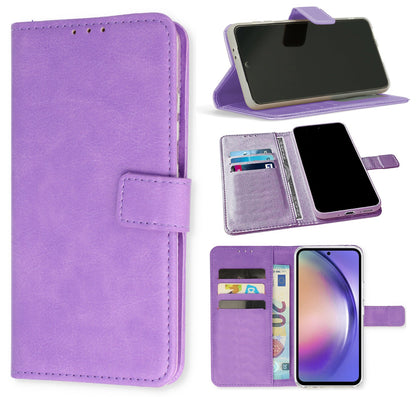 Apple iPhone 16e Hoesje - Paars - Bookcase
