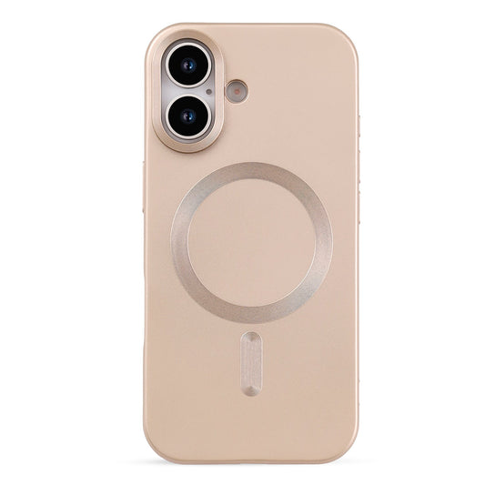 Apple iPhone 17 Case - Gold - Matte Silicone MagSafe Back Cover