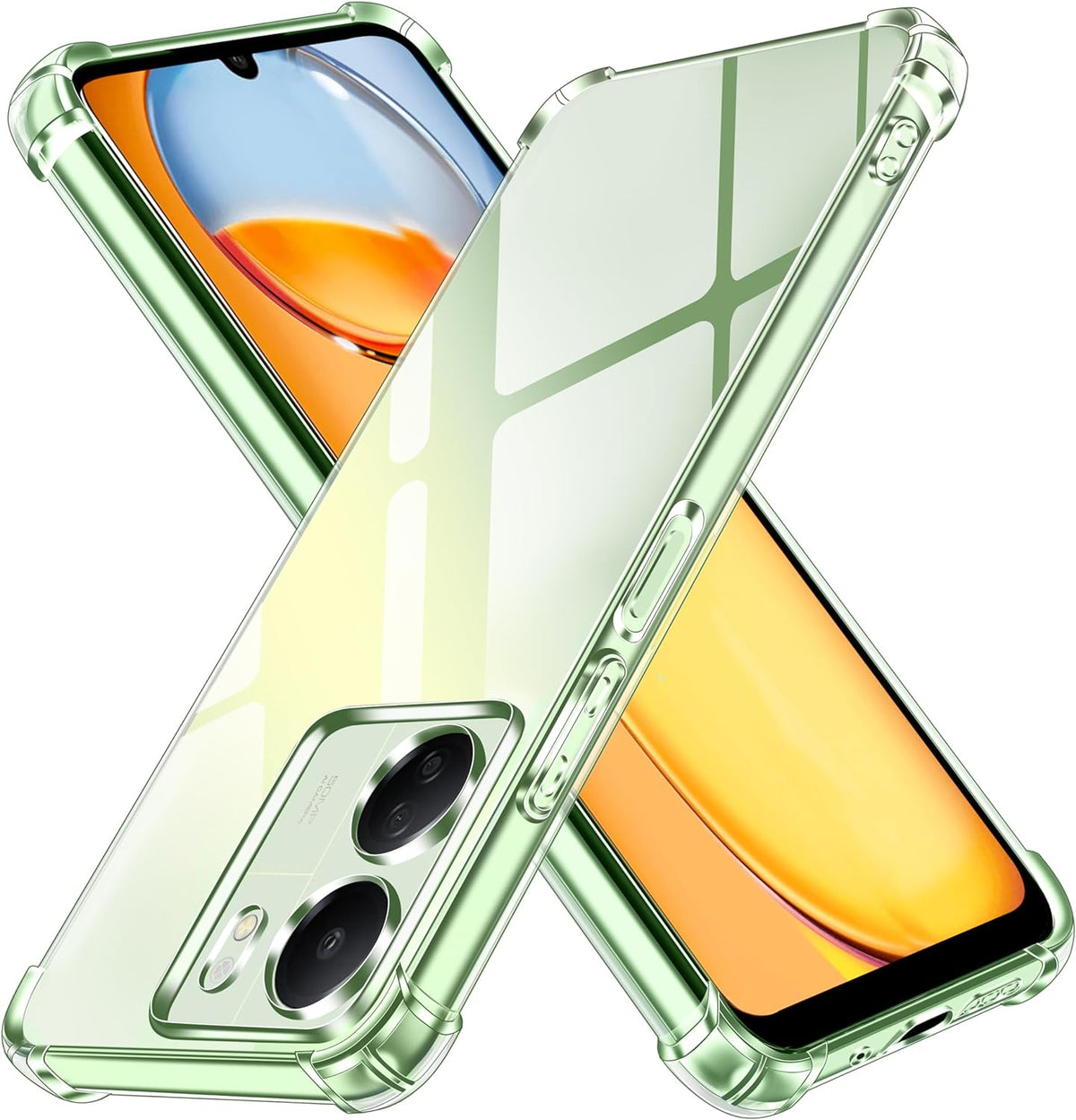 Xiaomi Redmi 13C Hoesje - Transparant - Anti Shock Back Cover