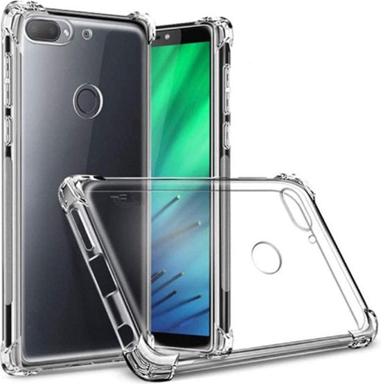 Oppo A12 Case - Clear - Shockproof Hybrid Back Cover