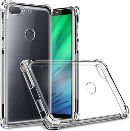Oppo A12 Case - Clear - Shockproof Hybrid Back Cover