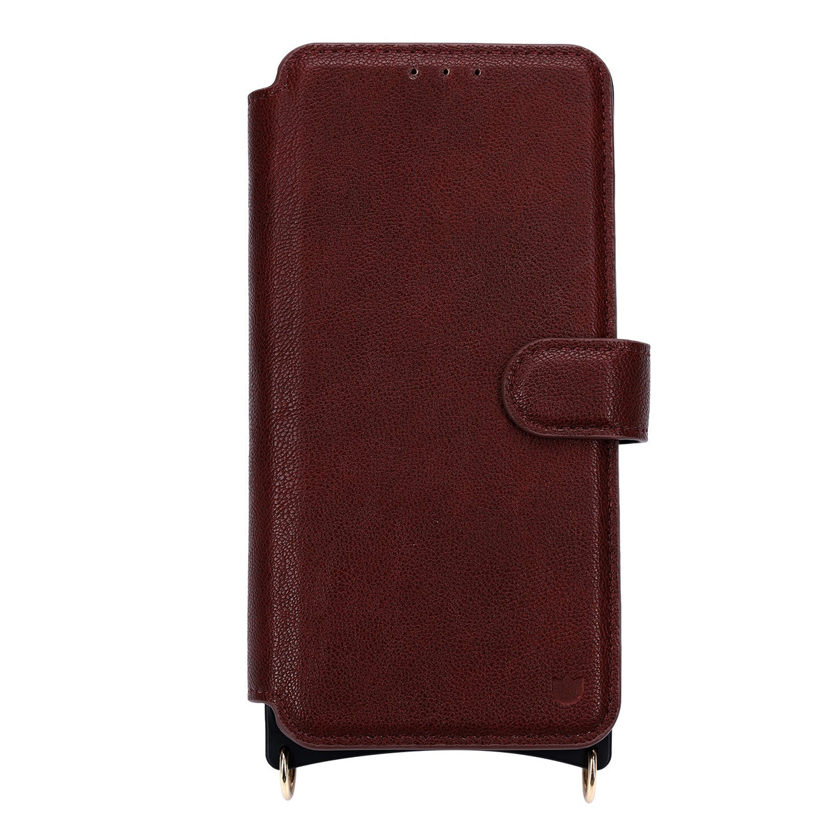 Samsung Galaxy S25 Hoesje - Wijn Rood - CM Amsterdam Back Cover met Telefoonkoord