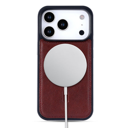 Apple iPhone 18 Pro Hoesje - Burgundy Red - 2 in 1 Lederlook MagSafe Bookcase