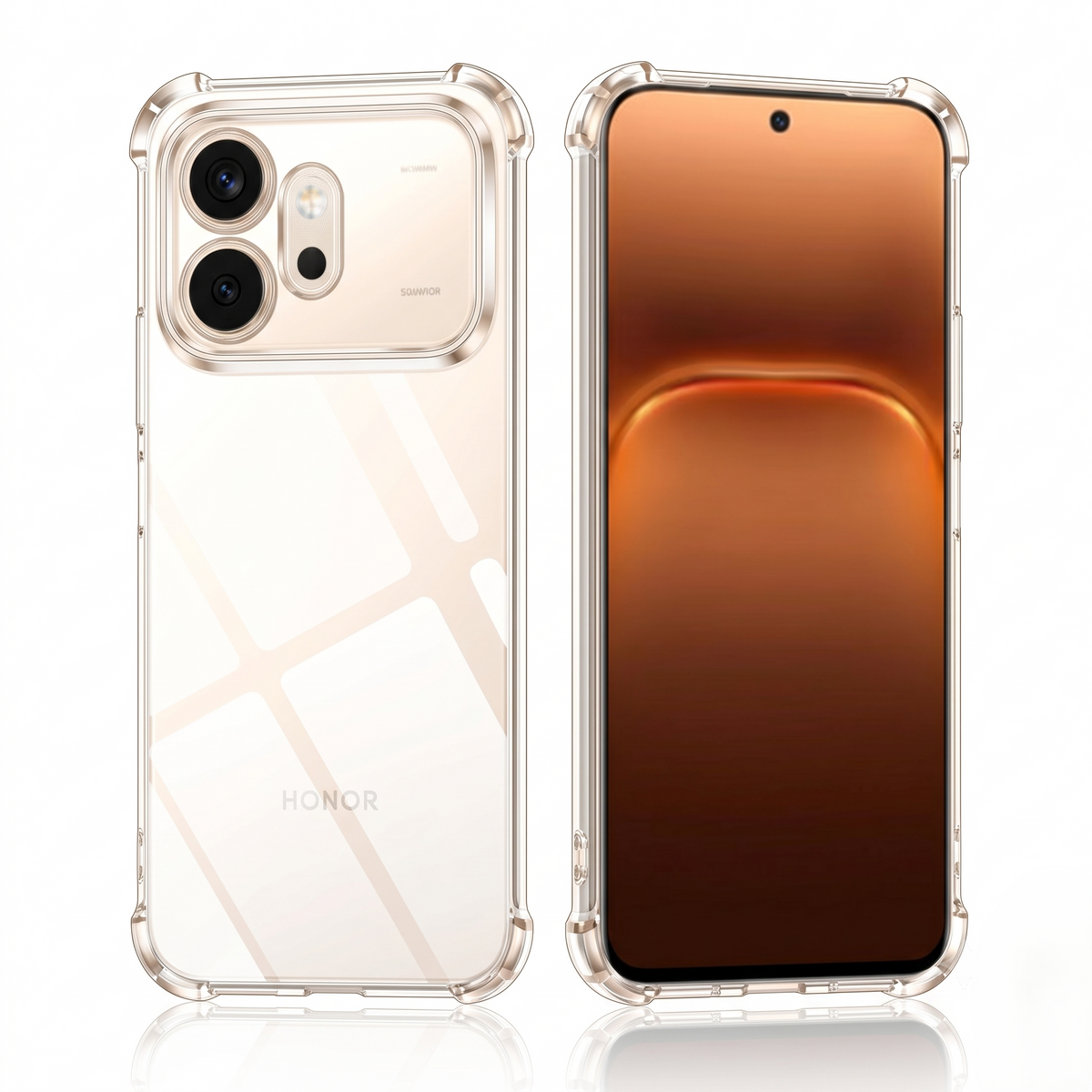 Honor 600 5G Hoesje - Transparant - Anti-Shock Back Cover