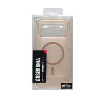 Apple iPhone 17 Pro Max Case - Brown - Frosted Matte Hard Case MagSafe Back Cover