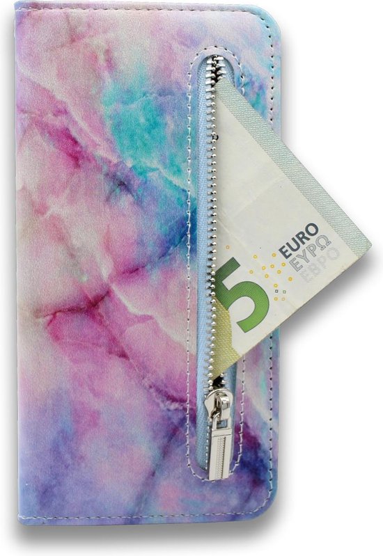 Apple iPhone XR Hoesje - Marmer - Print Bookcase