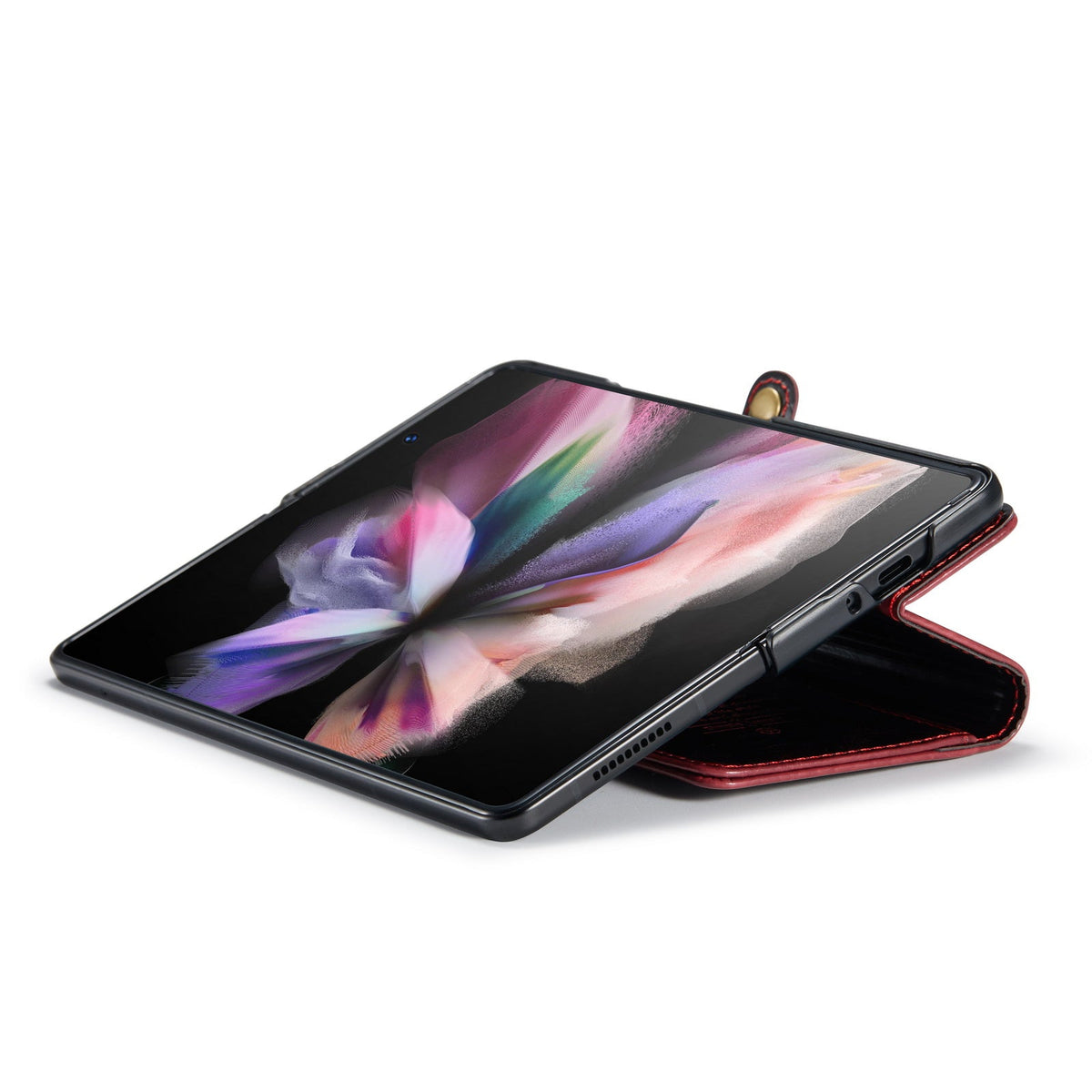 Samsung Galaxy Z Fold 4 Hoesje - Crimson Red - Bookcase