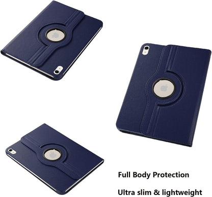 iPad A16 Tablet Case - Dark Blue - Rotating Folio Case