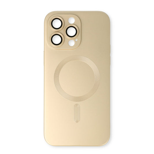 Apple iPhone 13 Pro Hoesje - Goud - Matte Siliconen MagSafe Back Cover