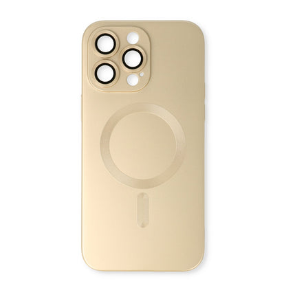 iPhone 15 Pro Max Hülle - Gold - Mattes Silikon MagSafe Backcover