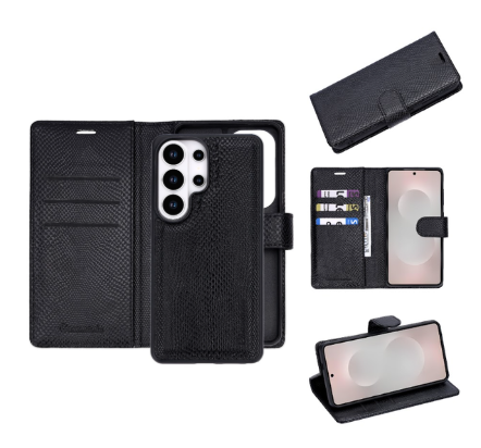 Samsung Galaxy S26 Ultra Hoesje - Zwart - 2 in 1 MagSafe Bookcase
