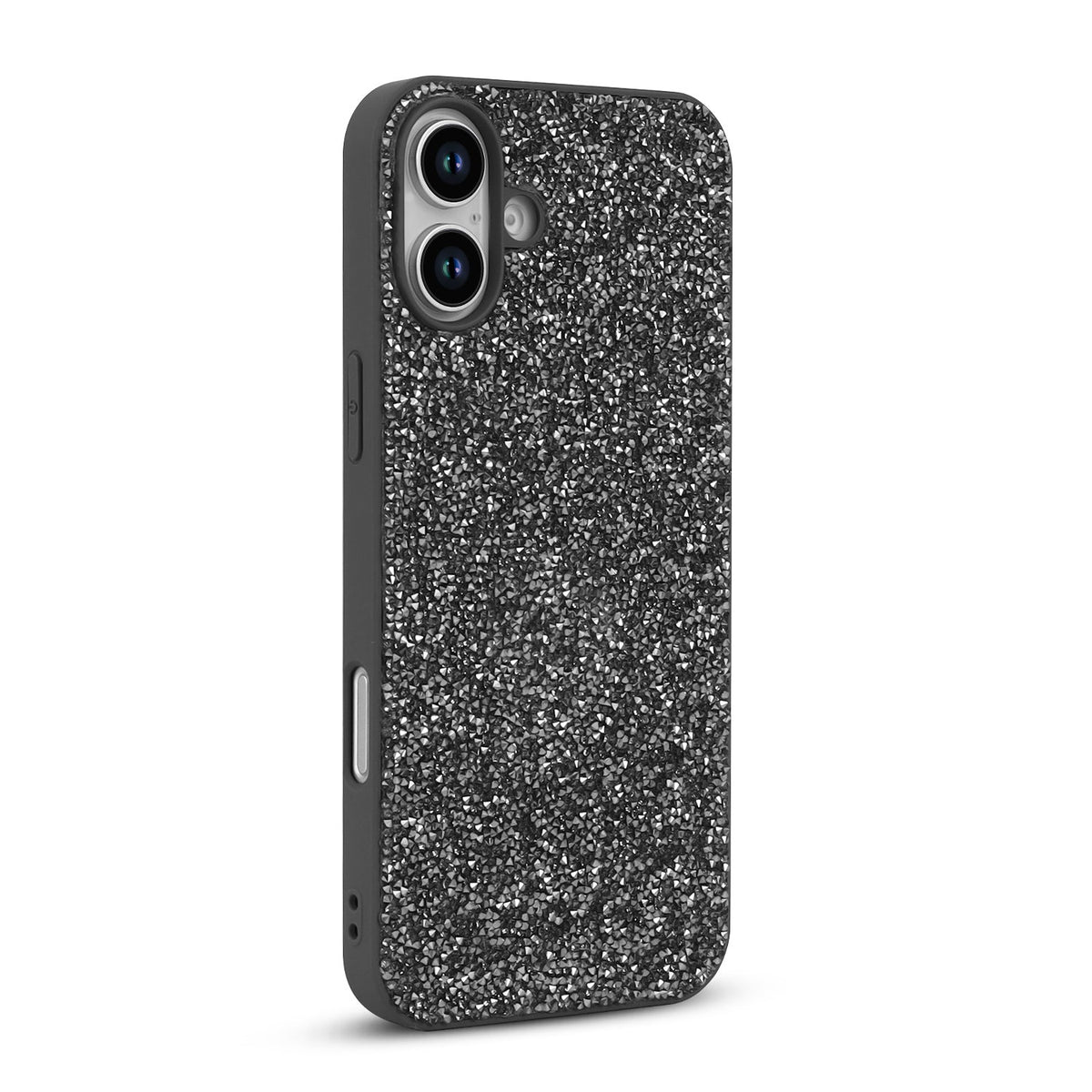 Apple iPhone 16 Plus Hülle - Silber - Diamant-Glitzer-Backcover