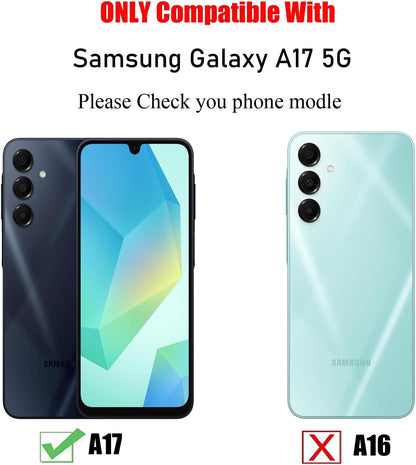 Samsung Galaxy A17 Hoesje - Zwart - Diamant Glitter Back Cover
