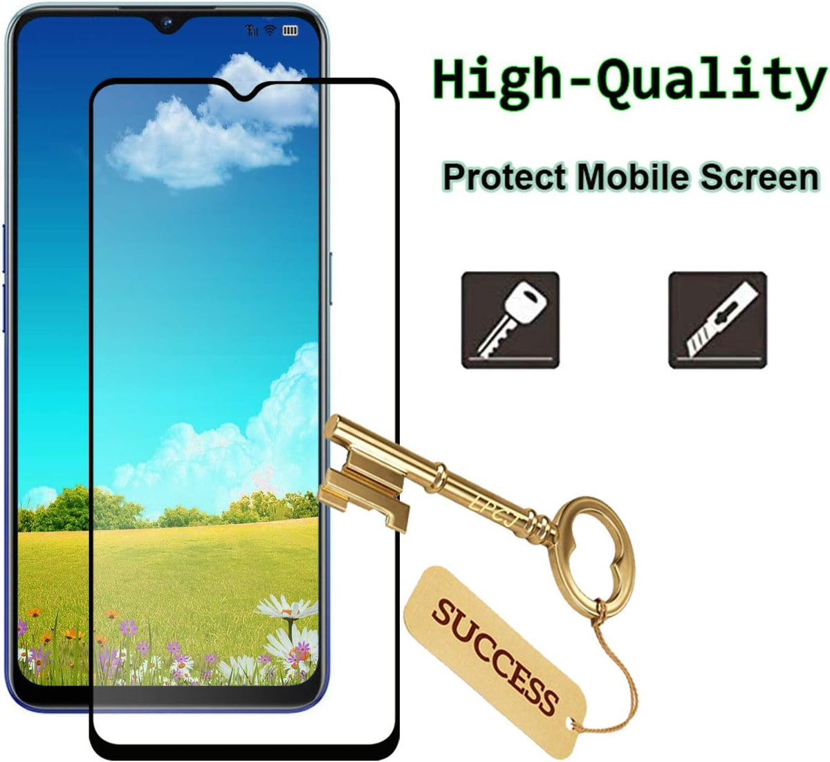Oppo A38 Screenprotector - Full Cover - 2 Stuks