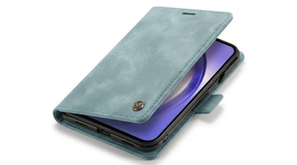 Apple iPhone Duo Hoesje - Aqua Blue - Dunne Bookcase