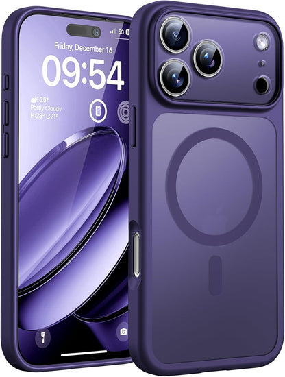 Apple iPhone 18 Pro Case - Purple - Matte Armor MagSafe Back Cover