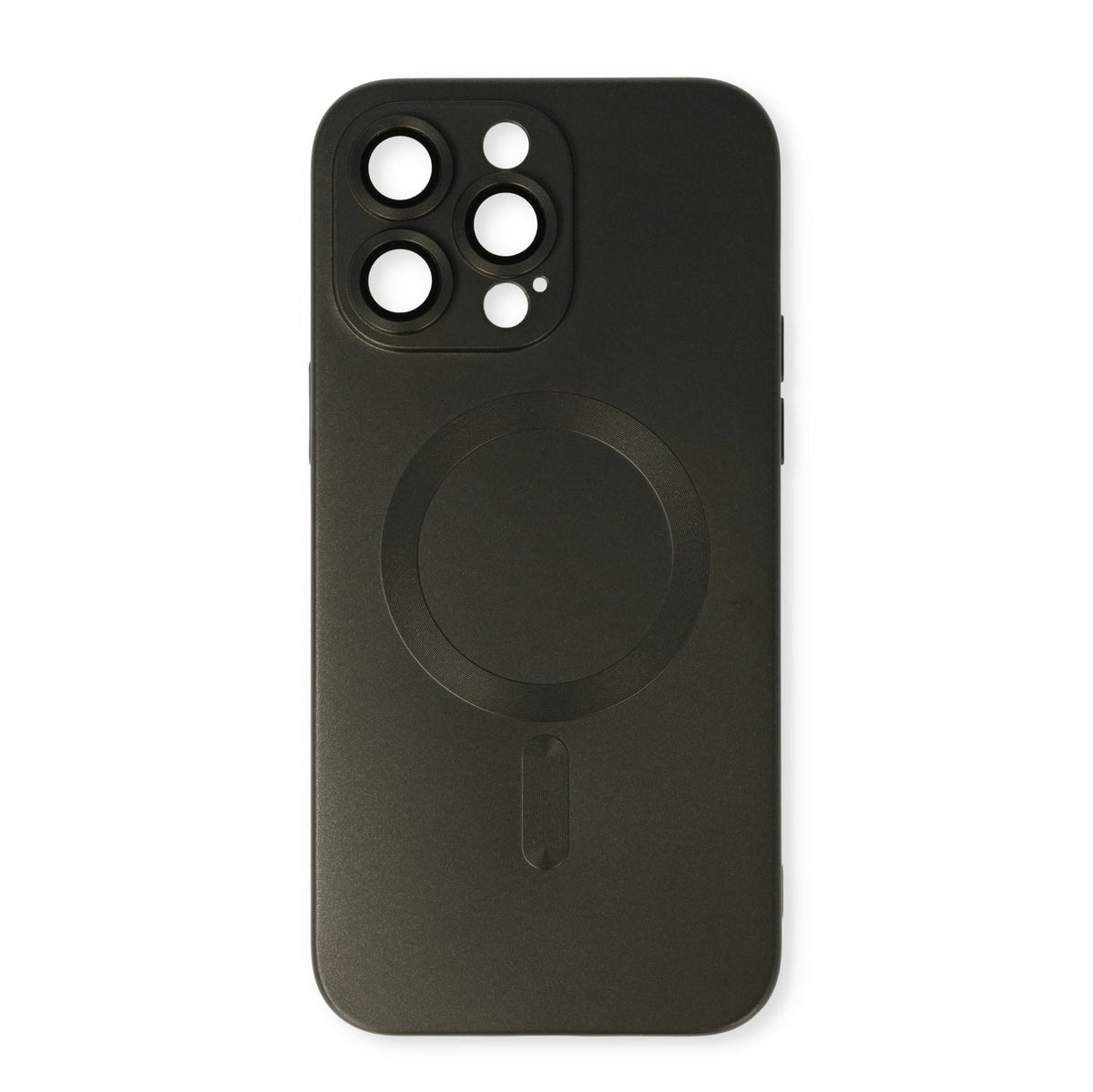 Apple iPhone 15 Pro Max Hoesje - Zwart - Matte Siliconen MagSafe Back Cover