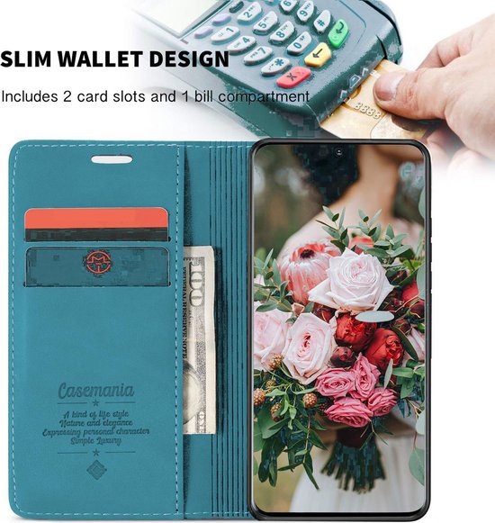 Samsung Galaxy A72 Hoesje - Sky Blue - Dunne Bookcase
