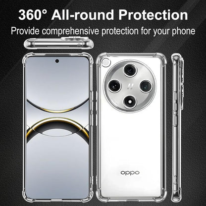 Oppo Find X8 Pro Hoesje - Transparant - Anti-Shock Back Cover