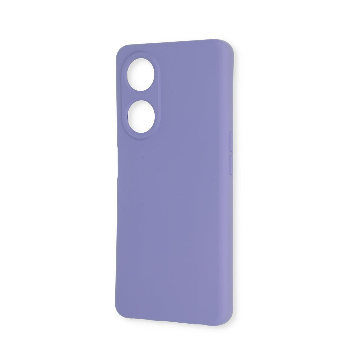 Oppo A58 Case - Purple - Silicone Back Cover with Strap