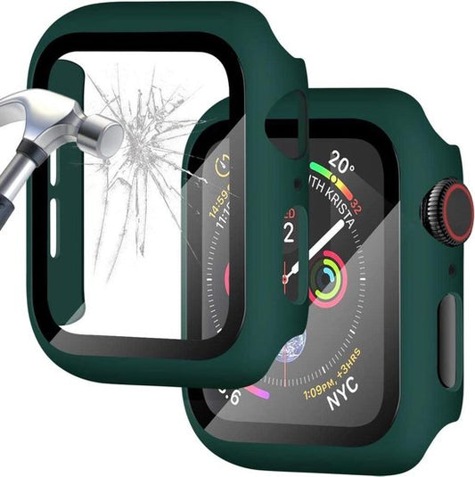 Apple Watch Series 4 (44mm) Smartwatch Screenprotector - Tempered Glass Groen - 1 Stuk