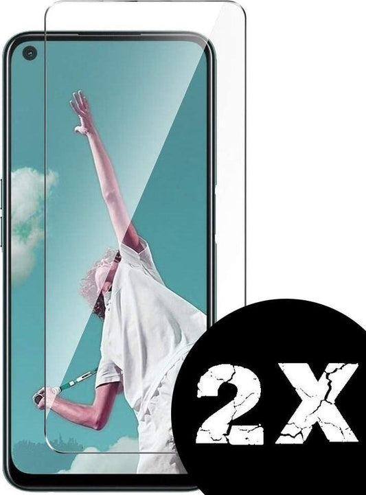 Oppo A52 Screenprotector - Tempered Glass - 2 Stuks