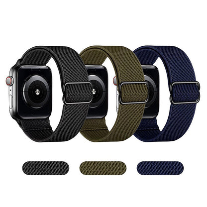 Apple Watch Bandje 44/45/46/49 mm - Hoco Fashion WA04 Nylon - Rood