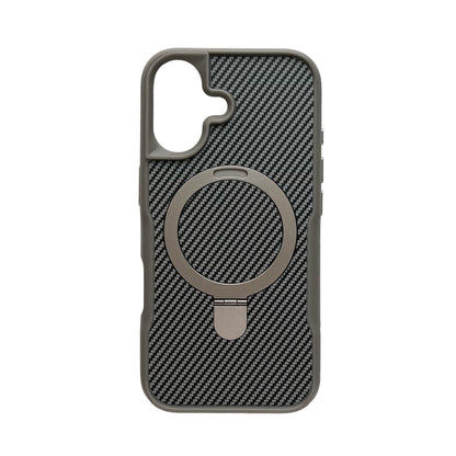 Apple iPhone 17 Case - Silver - Carbon MagSafe Back Cover