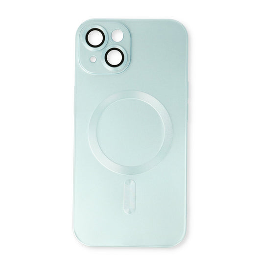 Apple iPhone 11 Hoesje - Licht Blauw - Matte Siliconen MagSafe Back Cover