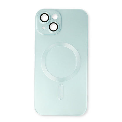 Apple iPhone 13 Hoesje - Licht Blauw - Matte Siliconen MagSafe Back Cover