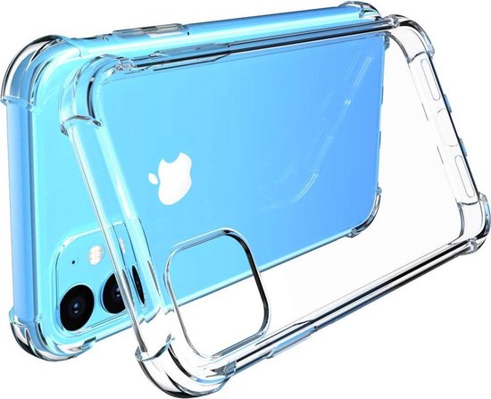 iPhone 11 Hoesje - Anti Shock Hybrid Back Cover - Transparant Back Cover