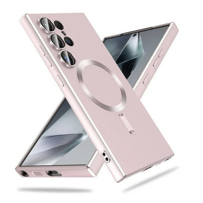 Samsung Galaxy S26 Ultra Hoesje - Rosegoud - Matte Siliconen MagSafe Back Cover
