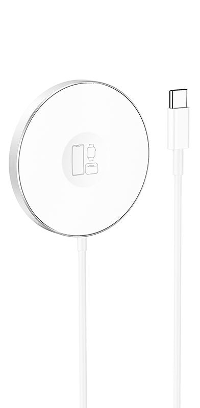 Hoco 15W 3-in-1 Draadloze Lader - Wit