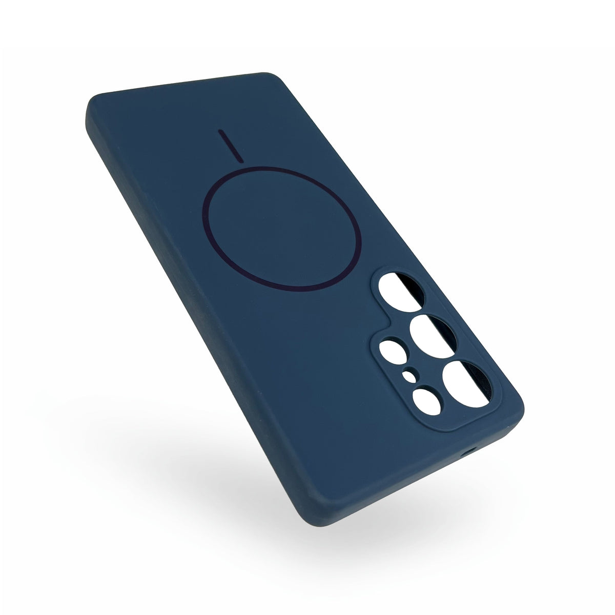 Samsung Galaxy S25 Ultra Hoesje - Blauw - Liquid Siliconen MagSafe Back Cover