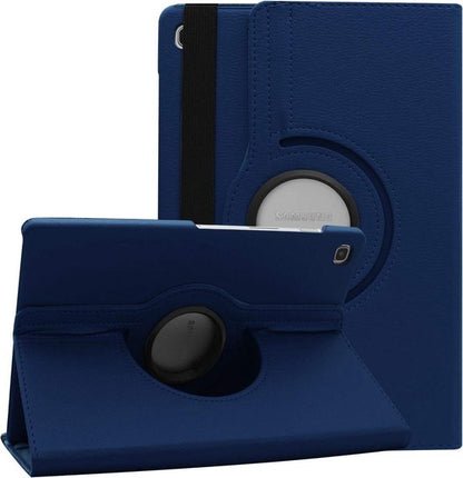 Samsung Galaxy Tab A7 (2020) Tablethoes - Donker Blauw - Draaibare Bookcase